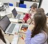 Занятие по робототехнике с учащимися 6-ых классов на физмате БГПУ