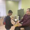 Занятие по физике с учащимися 5-ых классов на физмате БГПУ