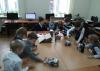 учащиеся ГУО «Гимназия №1 г. Дзержинска» посетили Республиканский ресурсный центр образовательной робототехники в БГПУ и выставку работ конкурса детского рисунка «Роботы глазами детей» на физико-математическом факультете