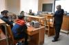 в БГПУ на физмат приехали учащиеся учебных учреждений Беларуси побыть студентами один день.
